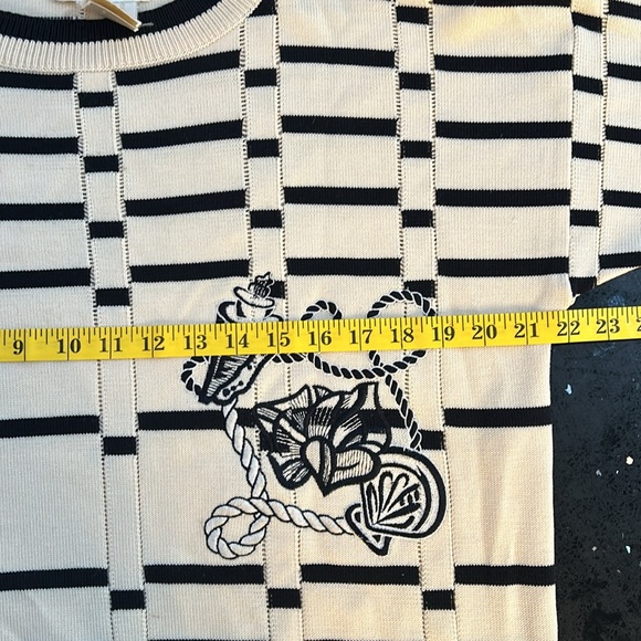 Vintage Escada Nautical Sweater - Picture 7 of 9